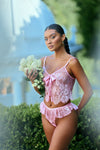 Lace Essentials Cami 2-Piece Set Pink