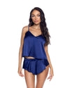 Satin Essentials Cami 2-Piece Set Stretch Satin Blue