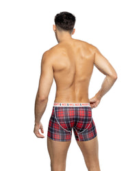Naughty & Nice Boxer Briefs Modal Knit Plaid