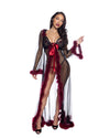 Fantasy Luxe Glam Robe Black Merlot