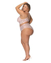 Magic Silk Seabreeze Strappy Back Cami and Short Bra Set Blush