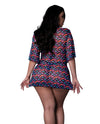 Magic Silk Queen Hazy Dayz Gummy Bears Blacklight Redraft Top Thong Dress Set