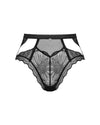 Obsessive Mibelia Lace Panty with Cutouts Black