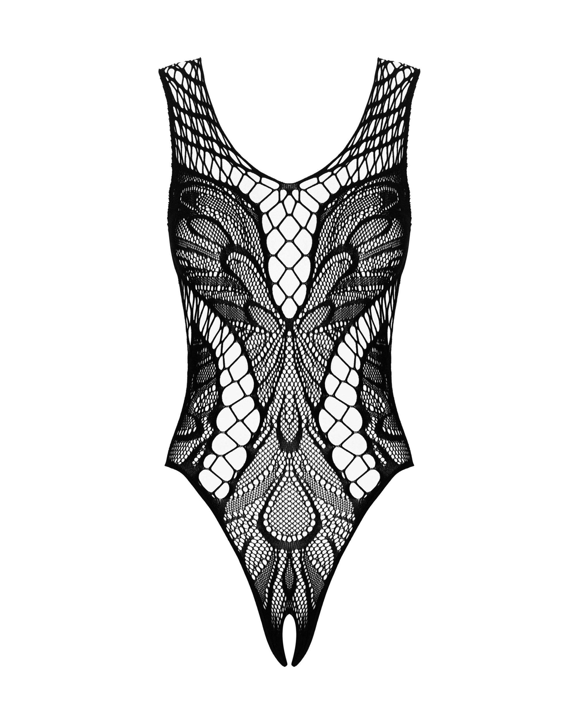 Obsessive Knitted Teddy Crotchless Body B138