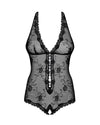 Obsessive Fiorenta Tempting Crotchless Teddy Black