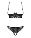 Obsessive Letica Quarter Cup Shelf Bra Set
