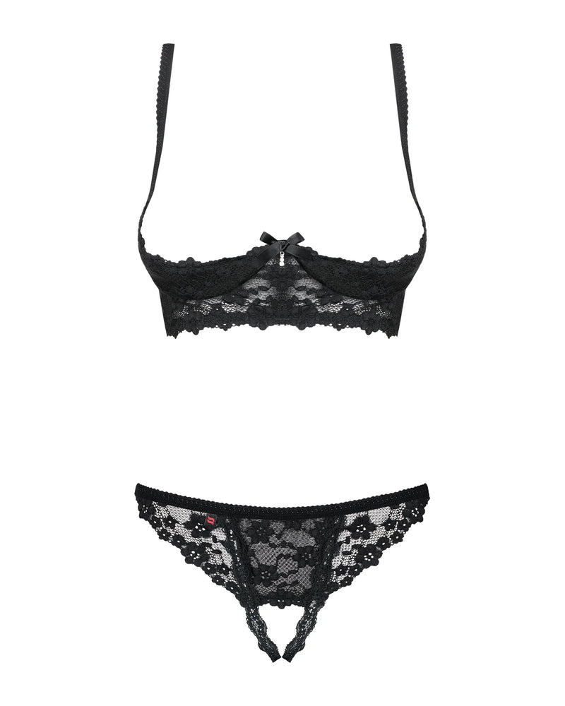 Obsessive Letica Quarter Cup Shelf Bra Set