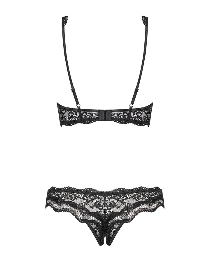 Obsessive Luvae Open Cups Shelf Bra Set