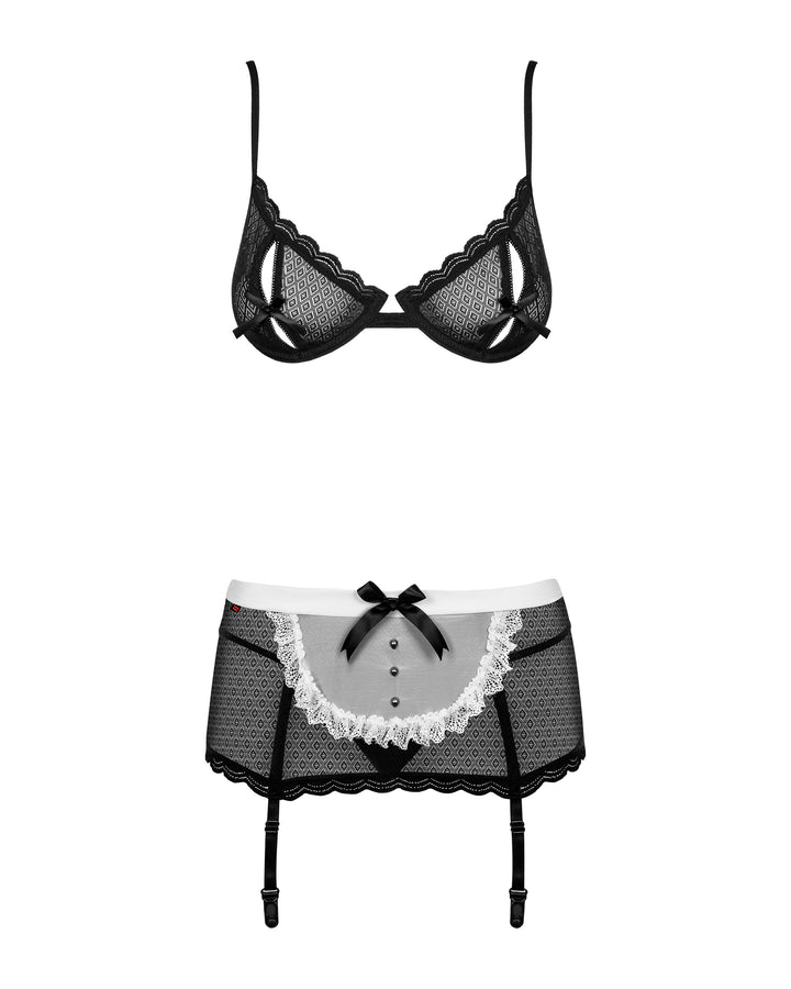 Obsessive Maid Me Bra Set Costume