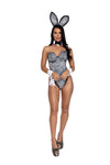 Playboy Rhinestone Bunny Black/Silver-Rebel Romance