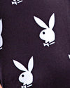 Roma Confidential Playboy Slumber Bunny Romper Black Queen Plus Size-Rebel Romance