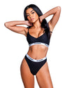 Roma Confidential Playboy Lifestyle Mesh Bra Set Black-Rebel Romance