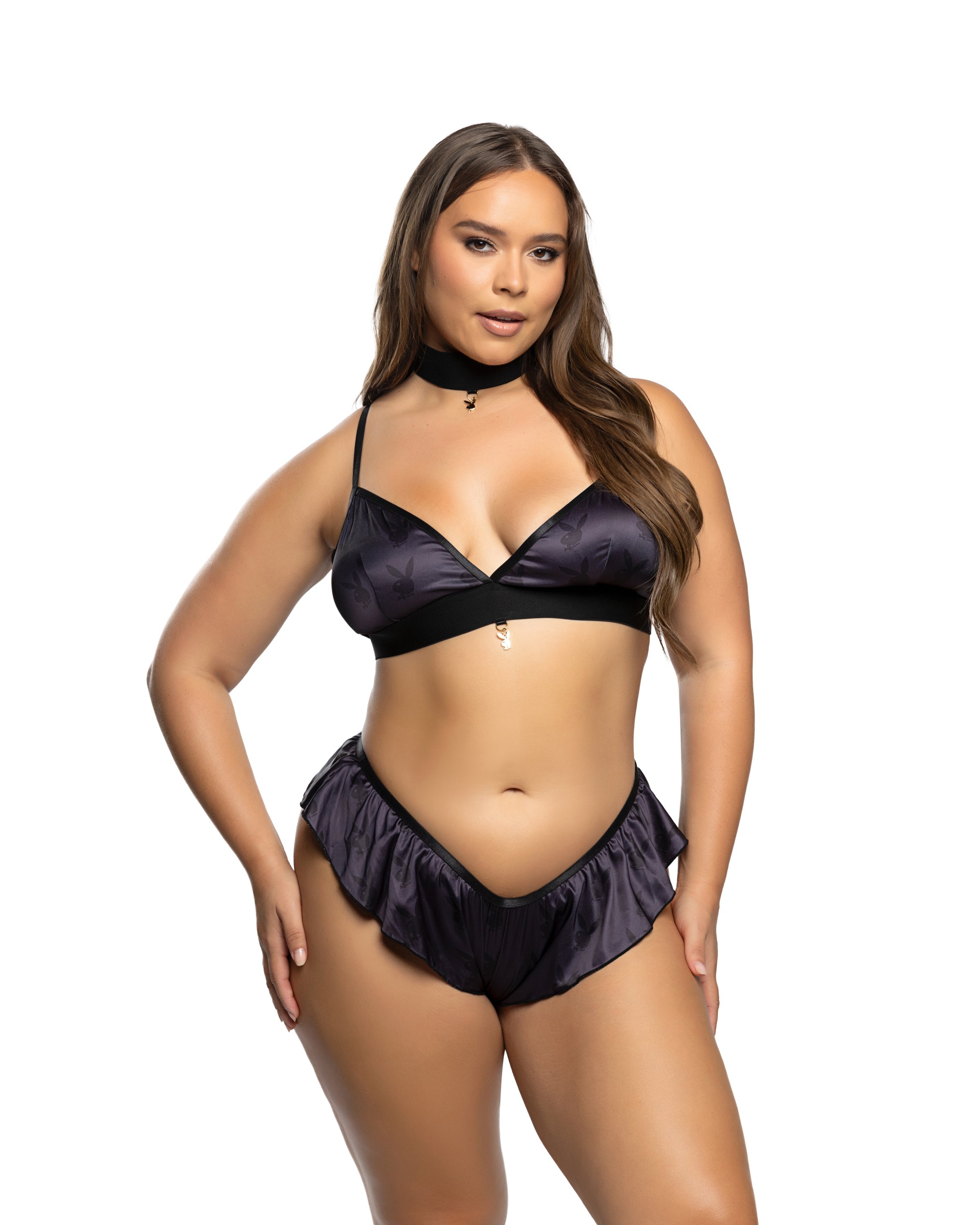 Playboy Blackout Bunny 2pc Lounge Set