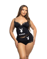 Playboy Cheeky Bunny 2pc Lounge Cami Set