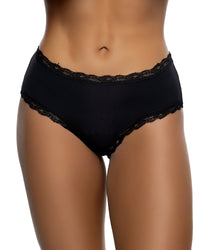 Playboy Ultra Soft Panty Black/Pink