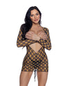 Bunny Cover-Up Black/Gold