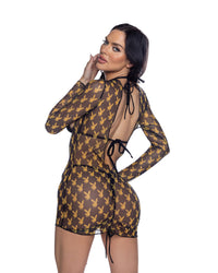 Bunny Cover-Up Black/Gold
