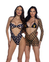 Bunny Cover-Up Black/Gold