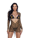 Bunny Cover-Up Black/Gold