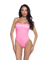 Bunny World One Piece Swimsuit Pink