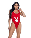 Bunny Icon One Piece Swimsuit Red or Black