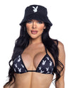 Bunny Bucket Hat Black