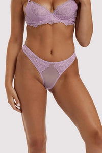 Playful Promises Lila Thong Lilac