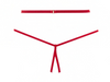 Allure Lingerie Margot Bralette & Crotchless Panty Set Red