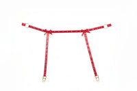 Allure Lingerie Ashley Garter & Panty Set Red