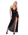 Roma Confidential Playboy Bunny Noir Slip Gown Black