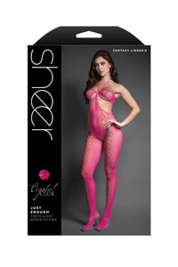 Sheer Just Enough Crotchless Bodystocking