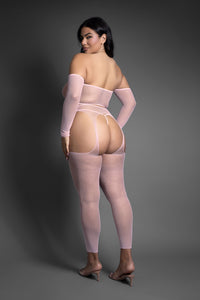Queen Sheer Last Call 3pc Bodystocking Set