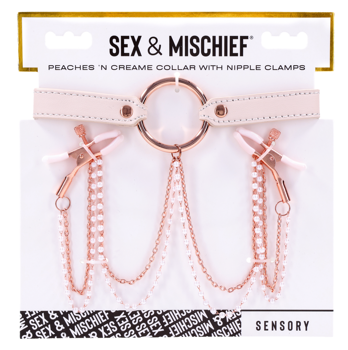 Peaches 'n CreaMe Collar w/Nipple Clamps