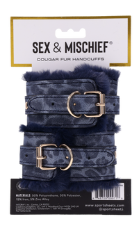 Cougar Fur Handcuffs