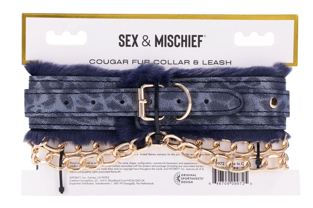 Cougar Fur Collar & Leash