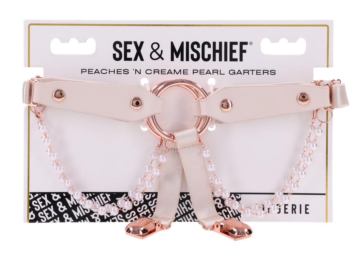 Peaches 'n CreaMe Pearl Garters