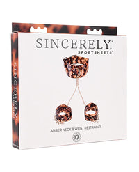 Amber Neck & Wrist Restraint Translucent