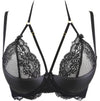 Axami 10691 Latex Lace Quarter Cup Shelf Bra Saturday Night