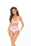 Axami Unlined Lace Bra On the Clouds Pink