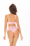 Axami Unlined Lace Bra On the Clouds Pink