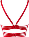 Axami 9581 Summer Love Lace Longline Bra Red
