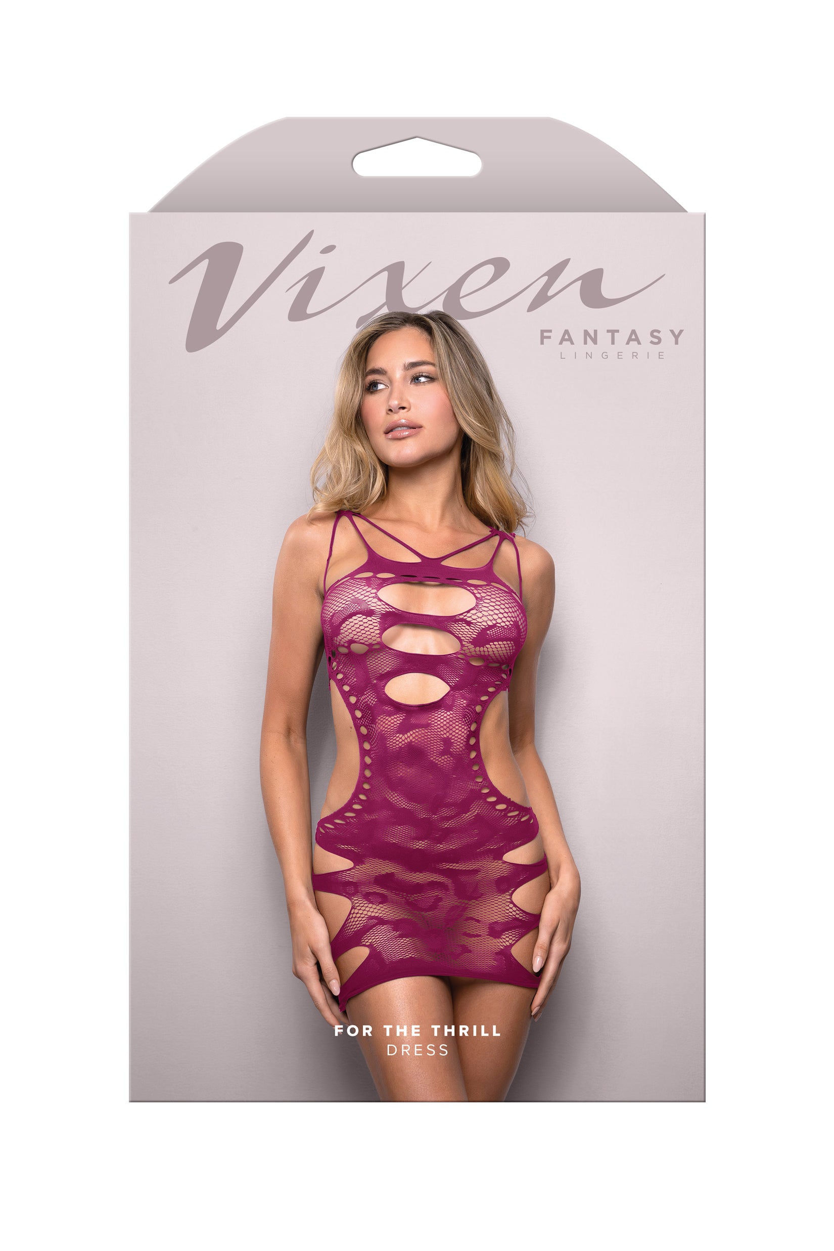 Fantasy Lingerie Vixen For The Thrill Dress Magenta
