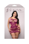 Fantasy Lingerie Vixen For The Thrill Dress Magenta Queen