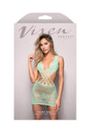 Fantasy Lingerie Vixen Yours Truly Crossover Dress Seaglass Green