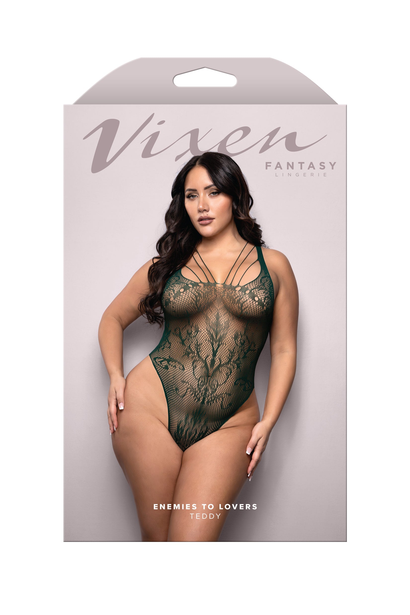 Fantasy Lingerie Vixen Enemies To Lovers Teddy Green Queen