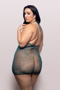 Vixen Masterpiece Halter Stocking Dress