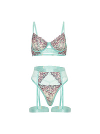 Oh la la Cheri Adaline Bra Set Floral Embroidery