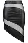 Axami 10589 Latex Skirt Asymm Saturday Night