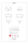 Obsessive Arisha Lace Garter Bra Set