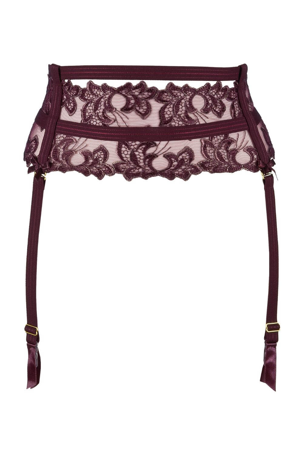 Axami Acai Berry Luxe Garter Belt - Limited Edition